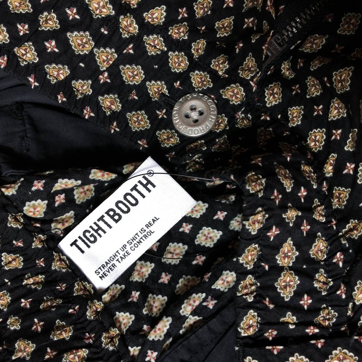 GQ3793◇TIGHTBOOTH PRODUCTION：RHOMBUS BALLOON PANTS◇L◇総柄 