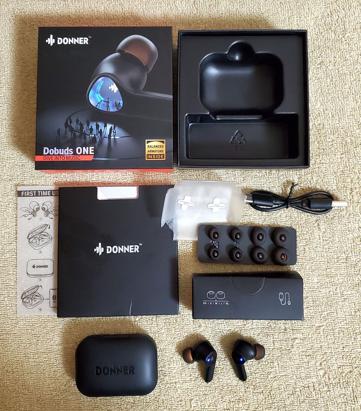 【中古品】Donner Dobuds ONE ワイヤレスイヤホン DTW-E10