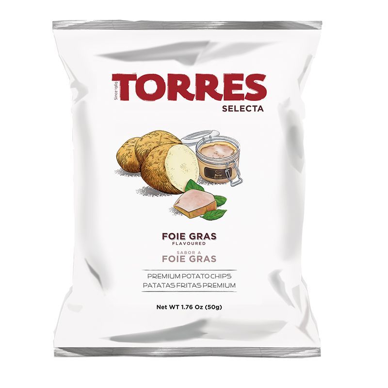 TORRES フォアグラ風味ポテトチップス 50gx20袋セット 292000109-20