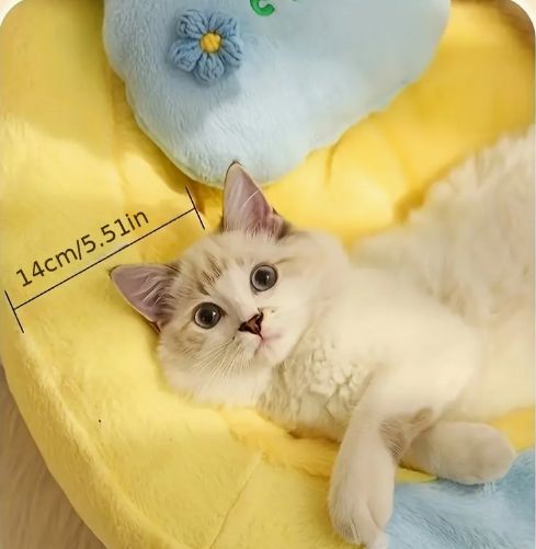 -充填された暖かい猫用ラウンジャー