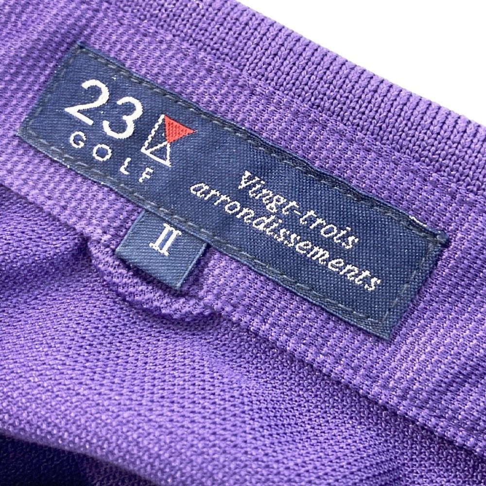 楽天市場】23区GOLF ニジュウサンクゴルフ 半袖ポロシャツ 総柄