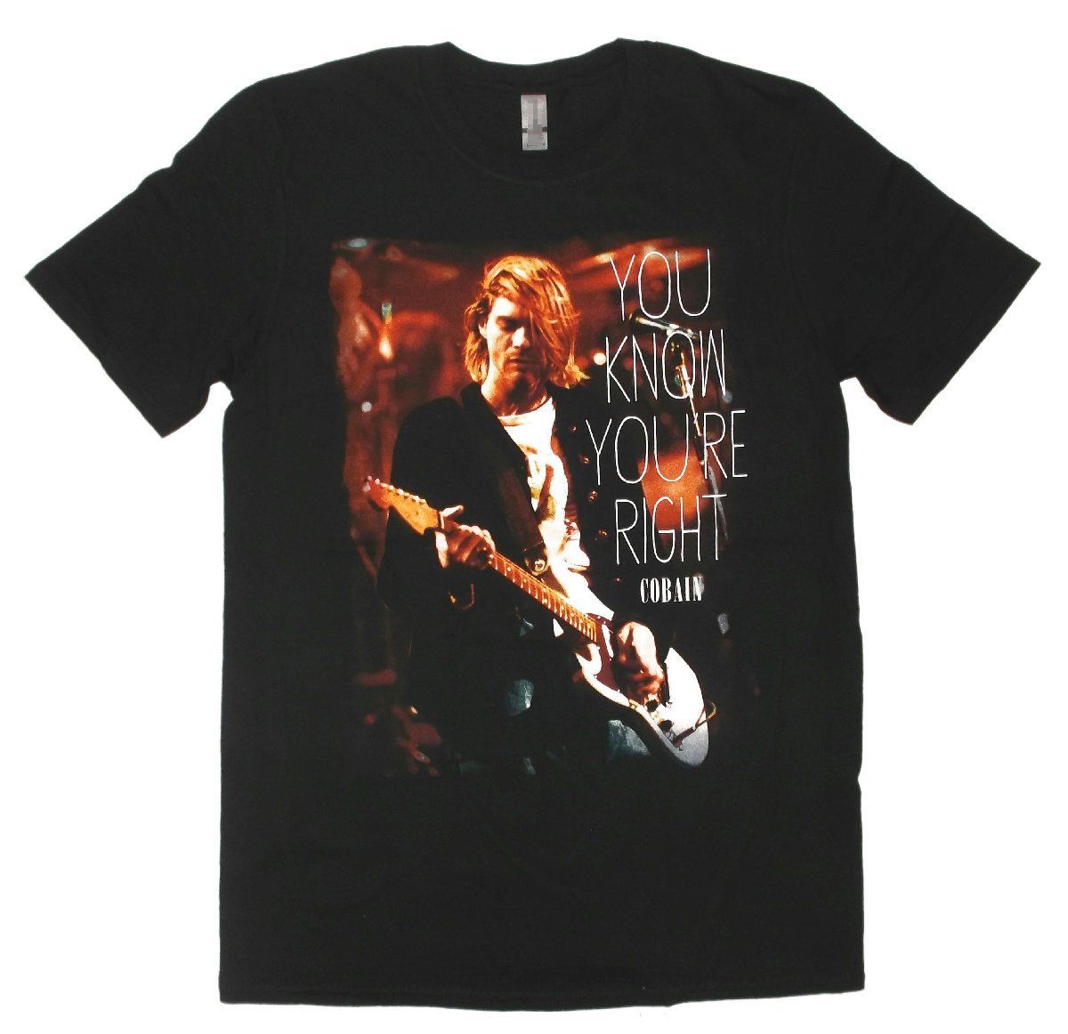 カート コバーン Tシャツ Kurt Cobain You Know You're Right カート コバーン Tシャツ Kurt Cobain You Know You're Right