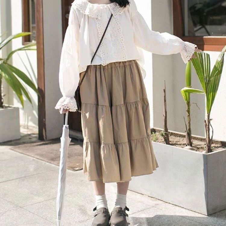 ガウチョパンツ 七分丈 レディース 秋 キュロット パンツ