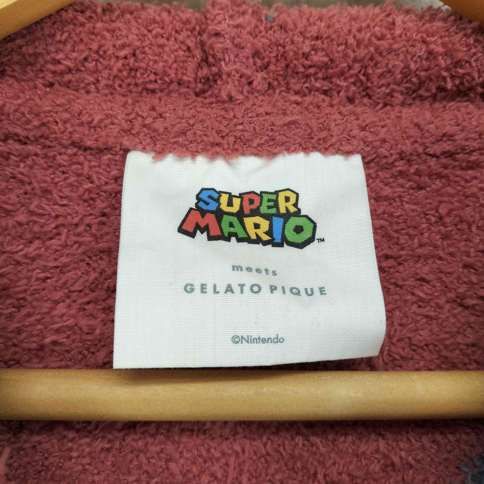 gelato pique(ジェラートピケ) キャラクターモチーフジップアップパーカー レディース JPN： 中古 古着 0942 ジェラートピケ gelato pique キャラクターモチーフジップアップ
