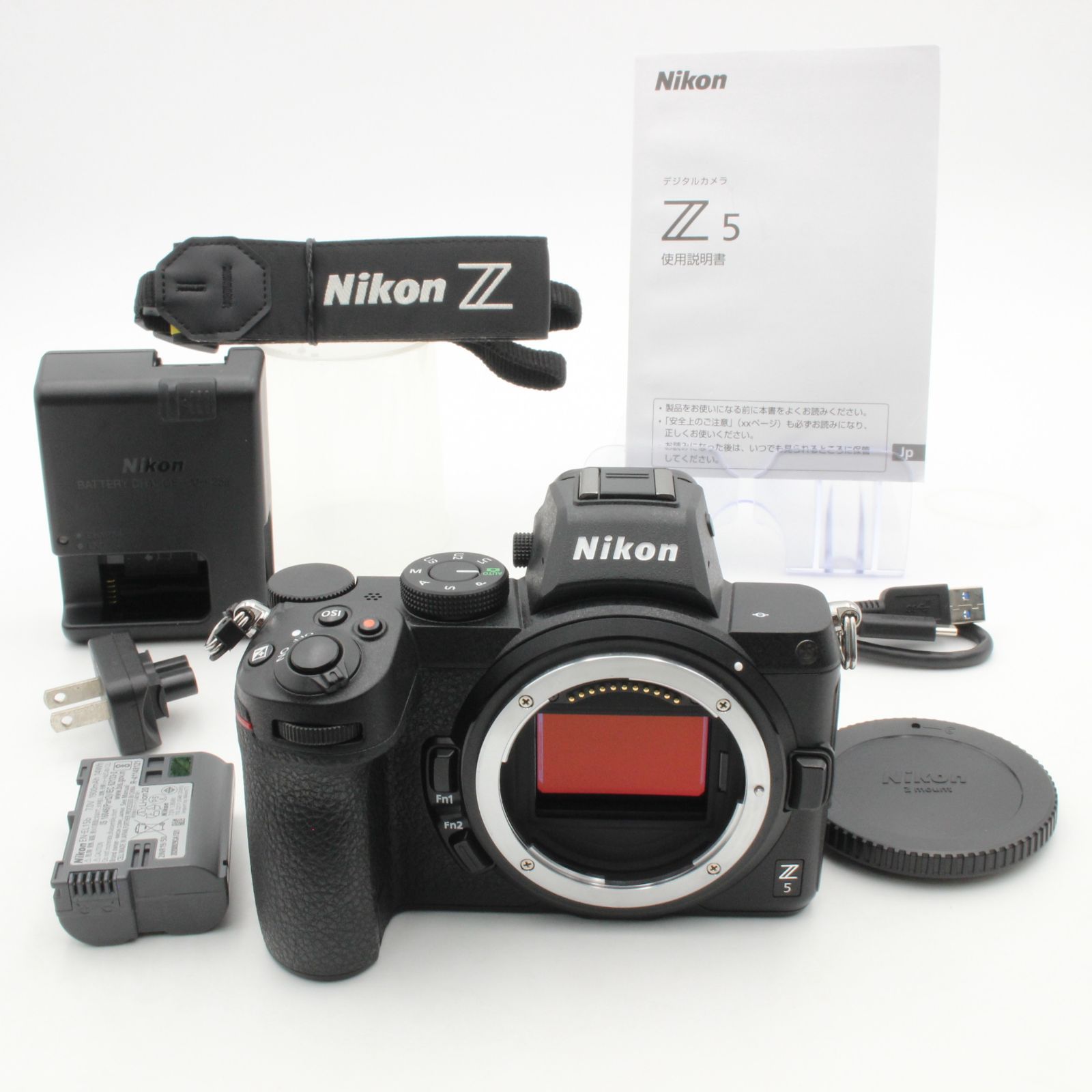 ショット数2821 Nikon ニコン Z5 ボディ ミラーレス 一眼レフ カメラ nikon 使用説明書付き バッテリー劣化なし 88013