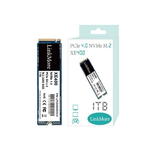 LinkMore XE400 1TB M.2 2280 PCIe Gen4x4 NVMe 1.4 SSD (読込最大