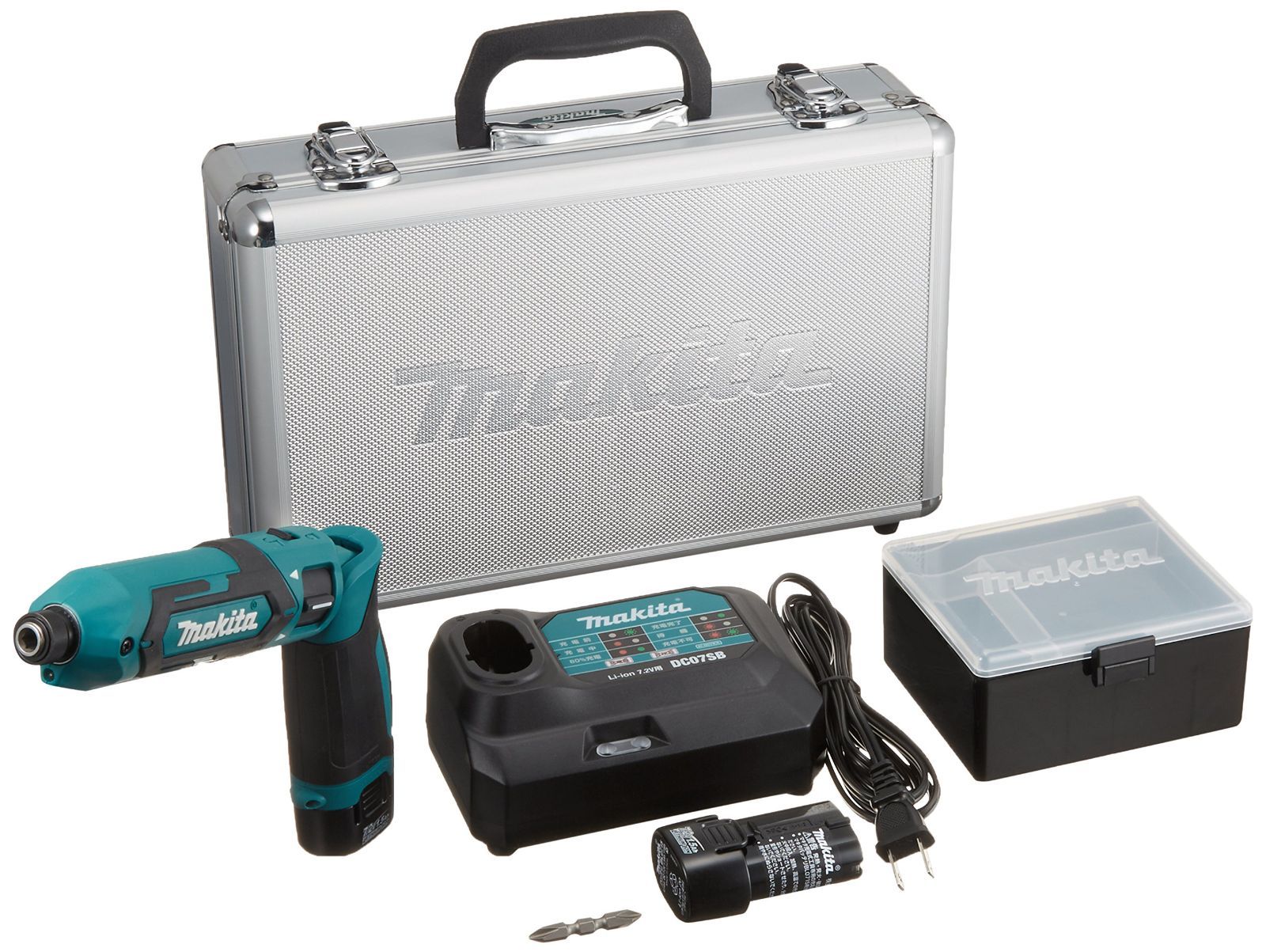 新着商品 マキタ ペン型インパクトドライバTD022 7.2V 青 トルク25Nm 1.5Ahバッテリ2本 充電器付 TD022DSHX