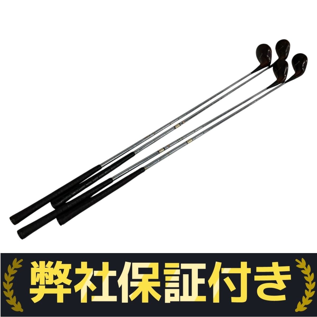 Tom Miyamoto 4本ウッドセット 宮本留吉 ゴルフクラブ パーシモンヘッド 品 ヴィンテージ S10241848