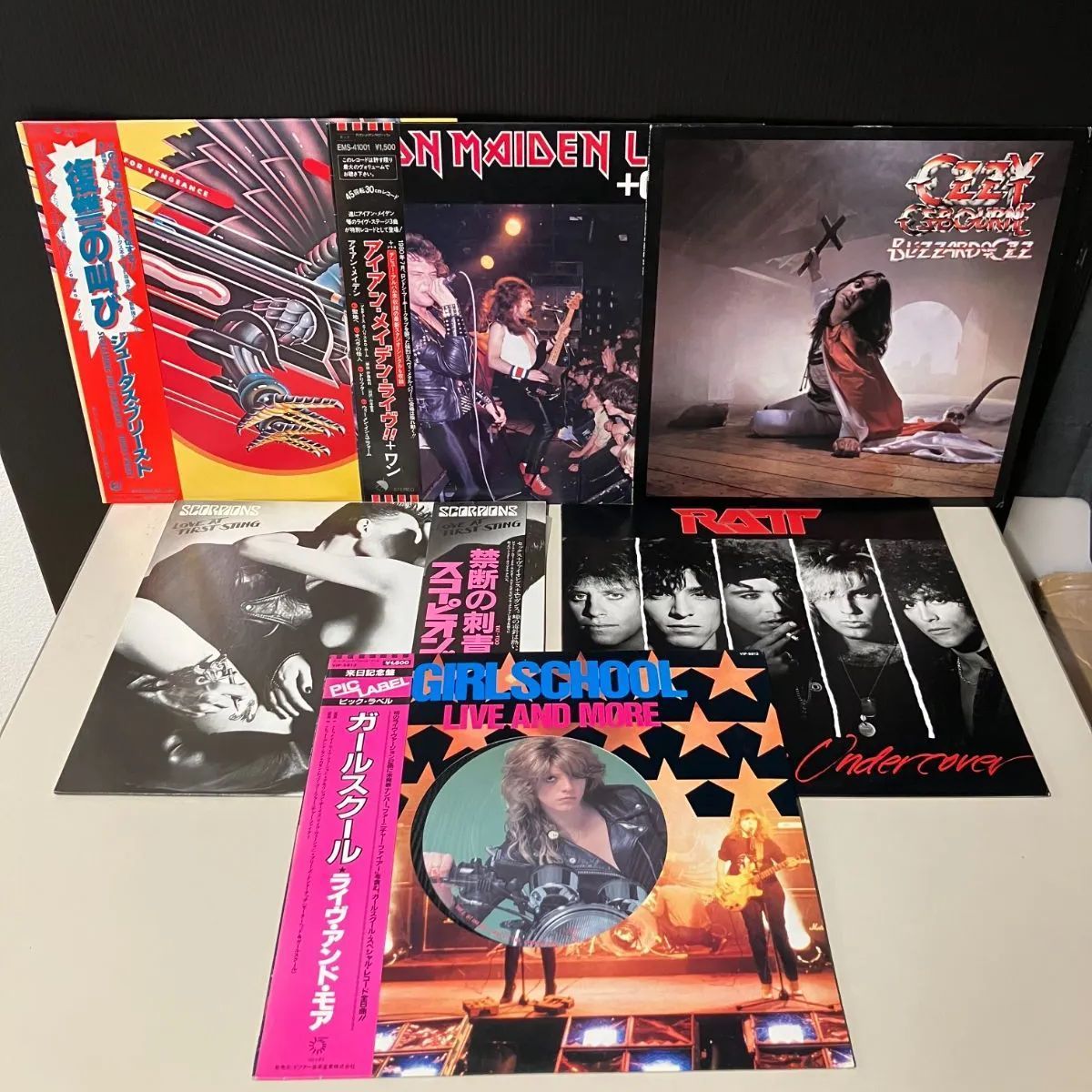 洋楽ロックセレクト レコードまとめ 6枚【むつ23-0753】