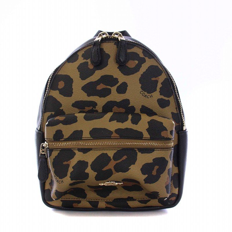 コーチ COACH ミニ チャーリー バックパック レオパードプリント リュックサック バッグ ベージュ ブラック 黒 F38395 /KH  楽天市場】【新品未使用品】【バッグ】COACH コーチ バックパック リュックサック ディア スポット ミニ チャーリー ブラック 黒 ベージュ 茶  ... 新品コーチ COACH リュックサック チャーリー バックパック ベージュ