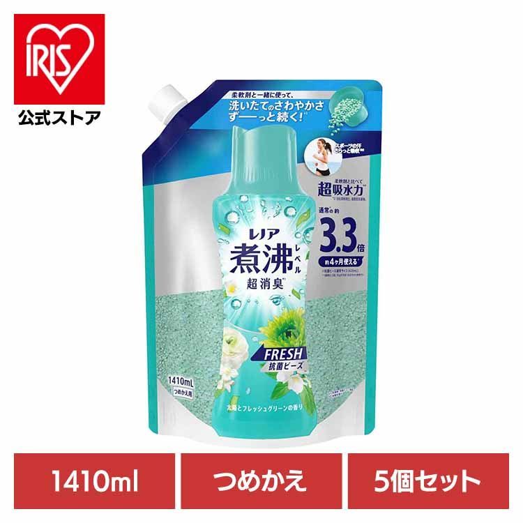 セット レノア 煮沸ﾚﾍﾞﾙ消臭抗菌ビーズ みずみずしく香るフレッシュグリーンの香りつめかえ用超特大 P-G