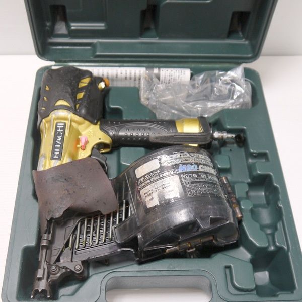 日立工機 HITACHI 90mm 高圧ロール釘打機 NV90HMC コイルネイラ エア釘 