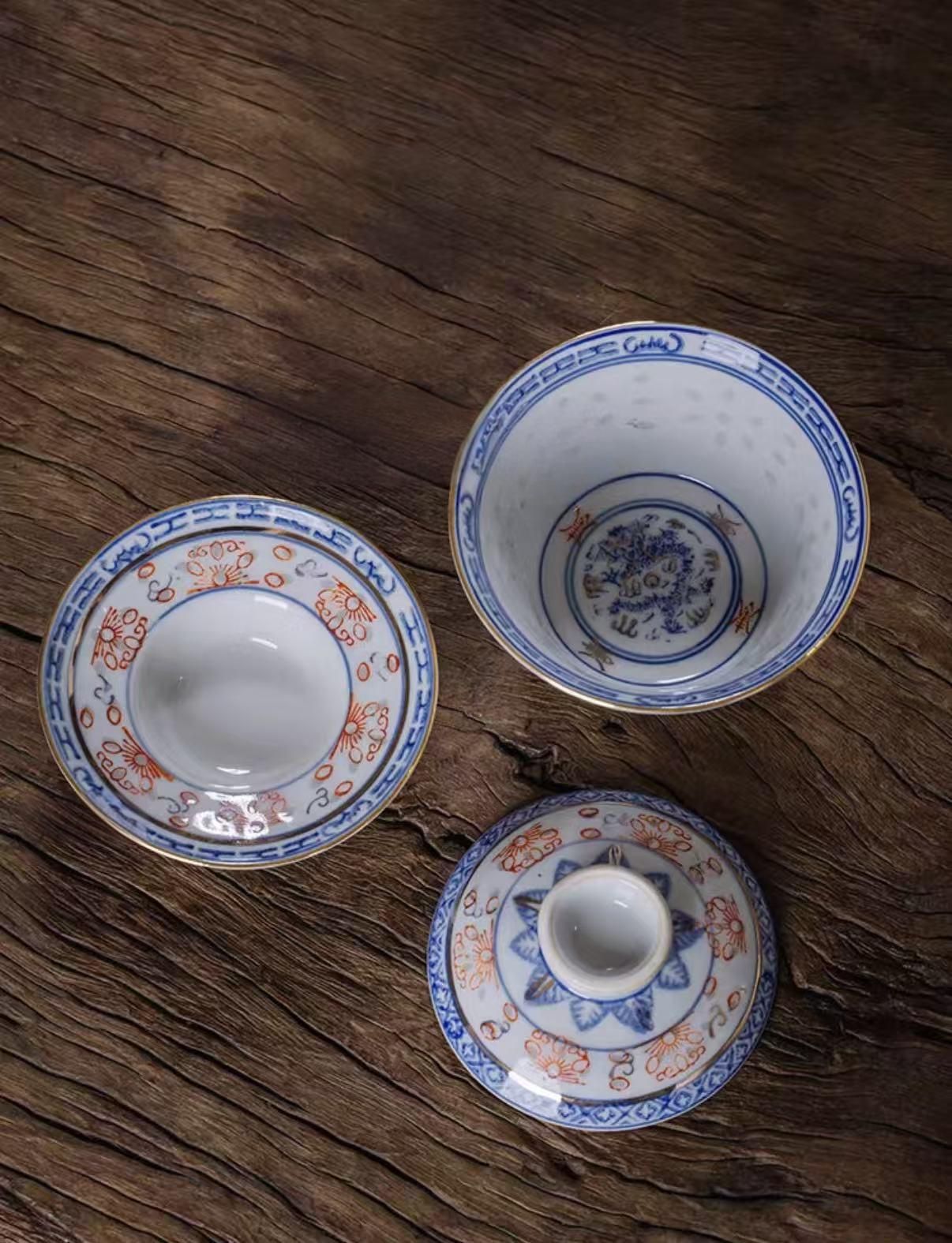 中国茶器 蓋碗 景徳鎮 琺瑯彩鳳紋三才蓋碗 磁器 中国茶器 景