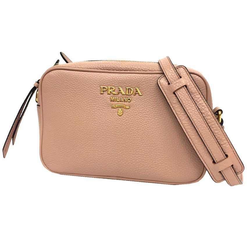 PRADA レザー ショルダーバッグ ポシェット 1BH103 aq8556-