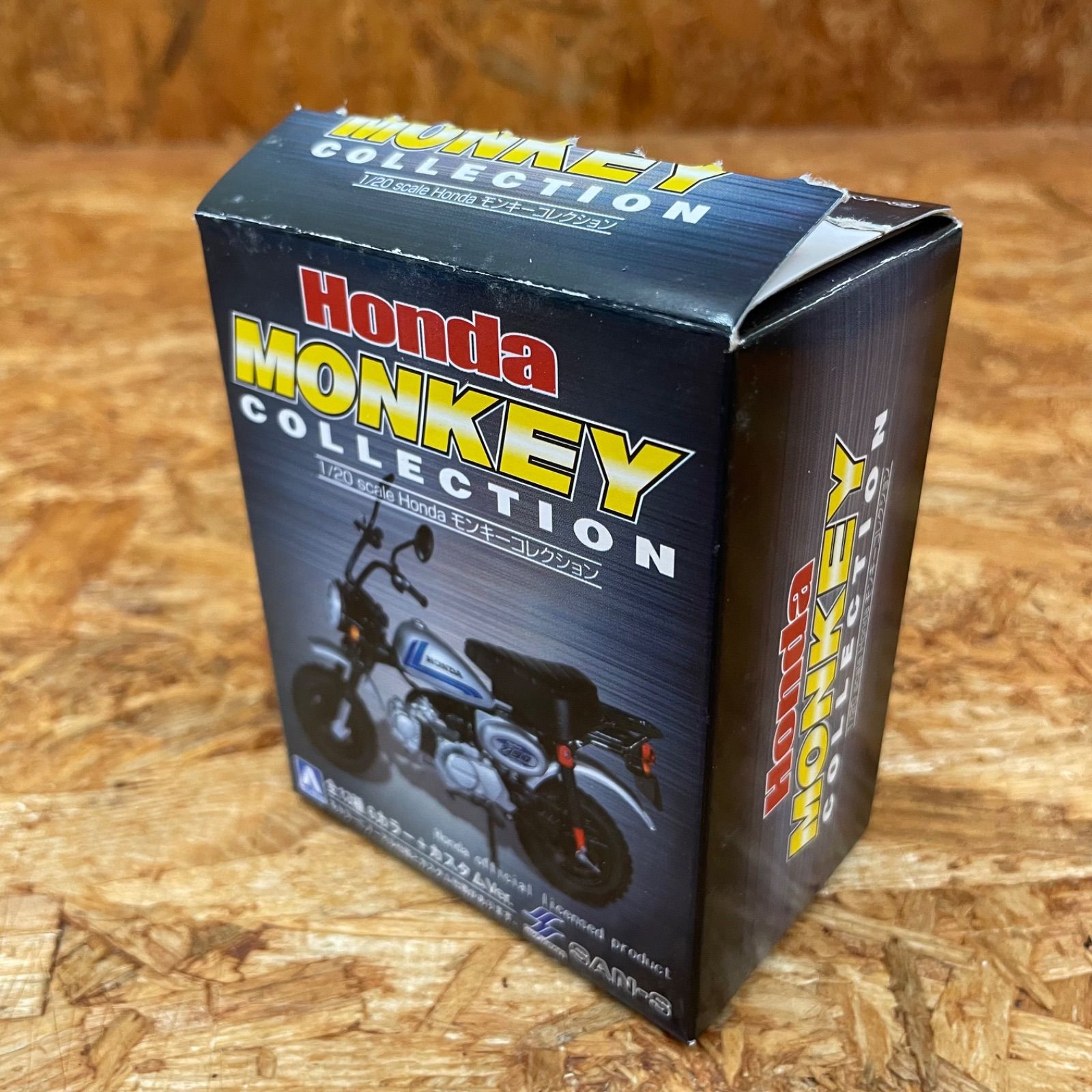 開封済み 未使用 AOSHIMA 1/20スケール HONDA モンキーコレクション