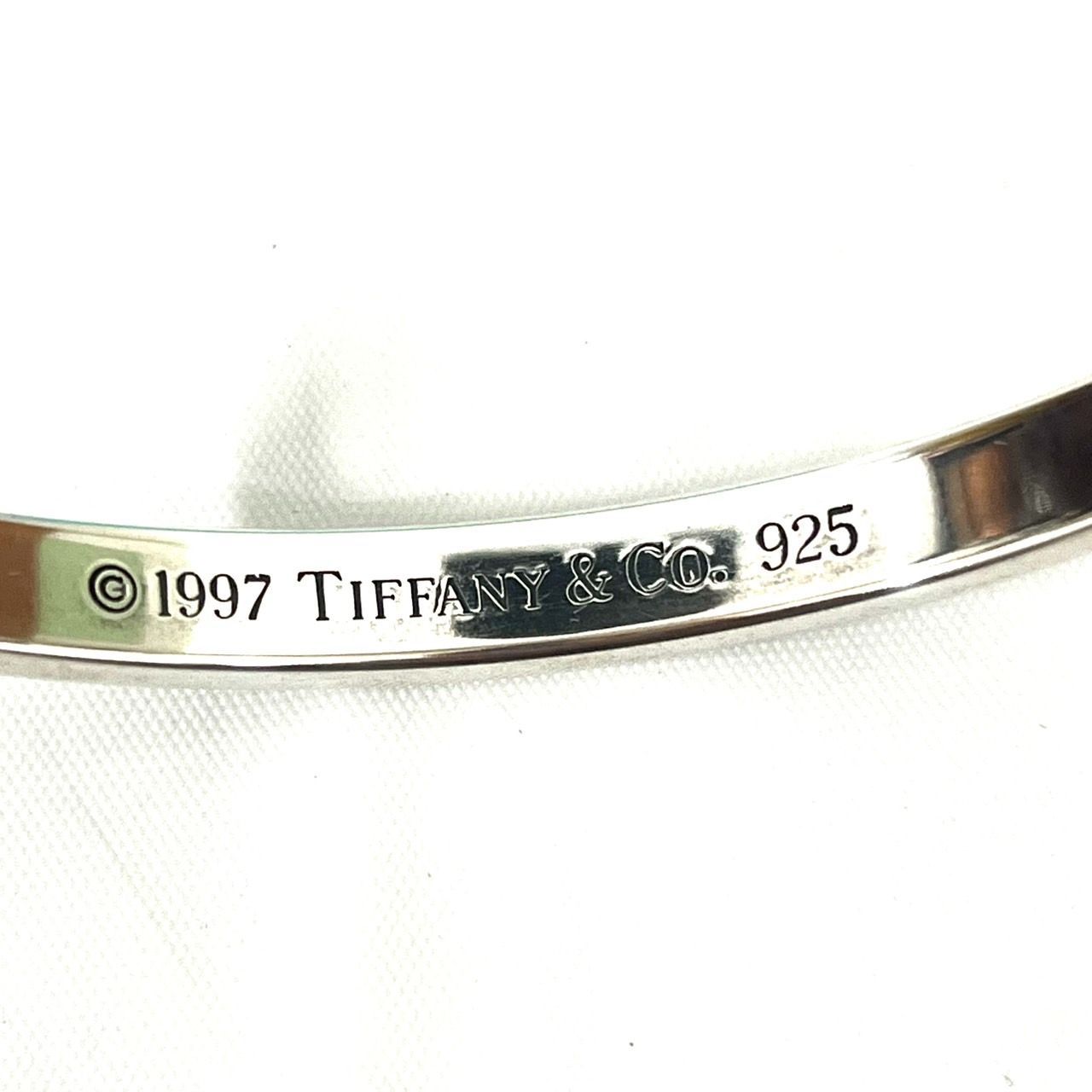 1★Tiffany&Co.　1837ナローバングル　925 TIFFANY&Co.】ティファニー ナロー バングル シルバー925