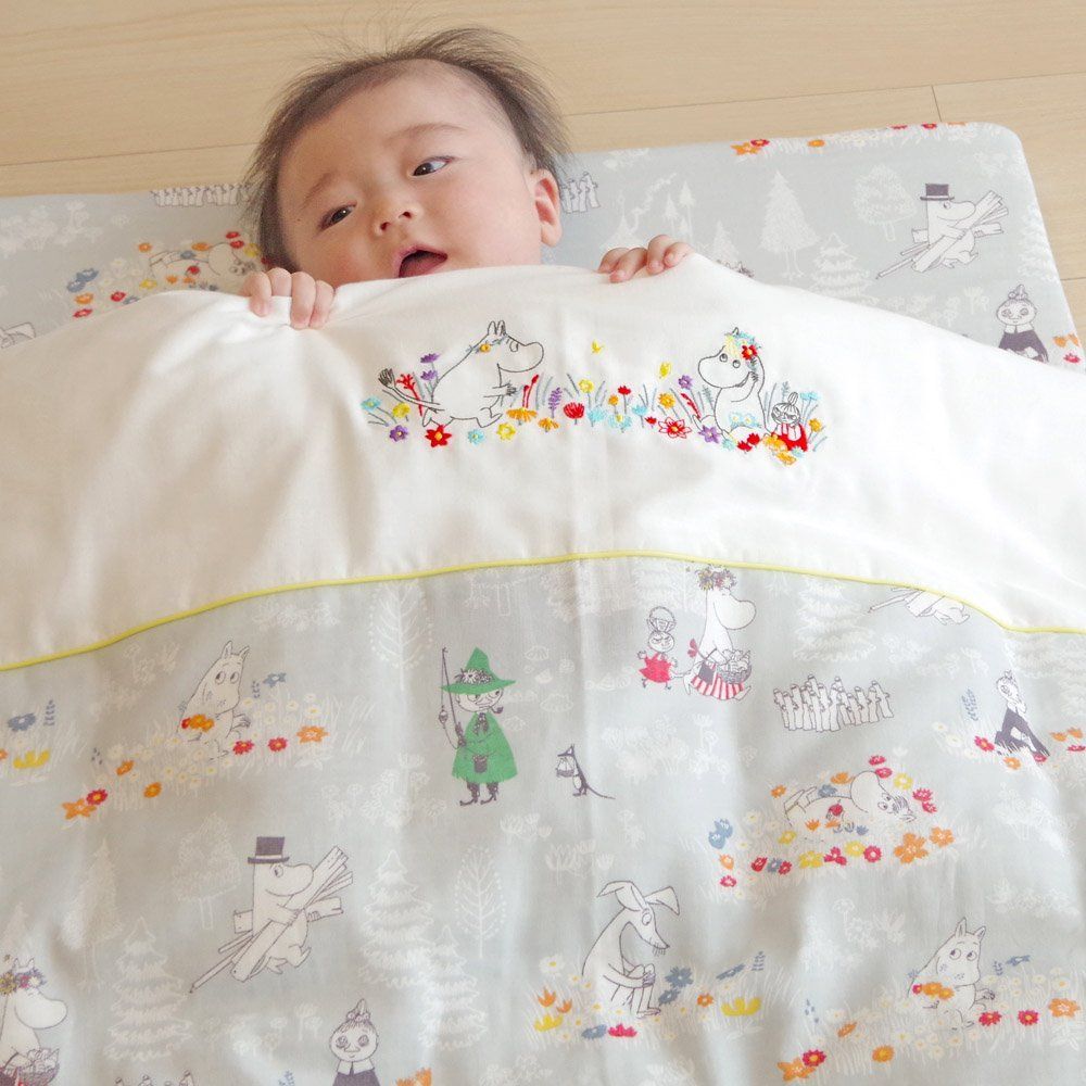 baby.e-sleep(ベビーイースリープ) ムーミン お昼寝ふとん5点セット 日本製 サニーベージュ baby.e-sleep(ベビーイースリープ) ムーミン 授乳クッション 日本製