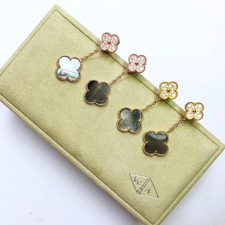 Van Cleef - Arpels アルハンブラ イヤークリップ - 最新デザイン | ヴァン クリーフ - アーペル レディースジュエリー｜ ｜ -WTO輸入1