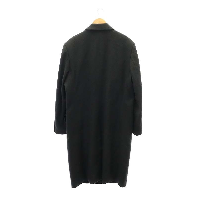 Pierre Balmain 黒 チェスターコート Pierre Balmain 黒 チェスターコート