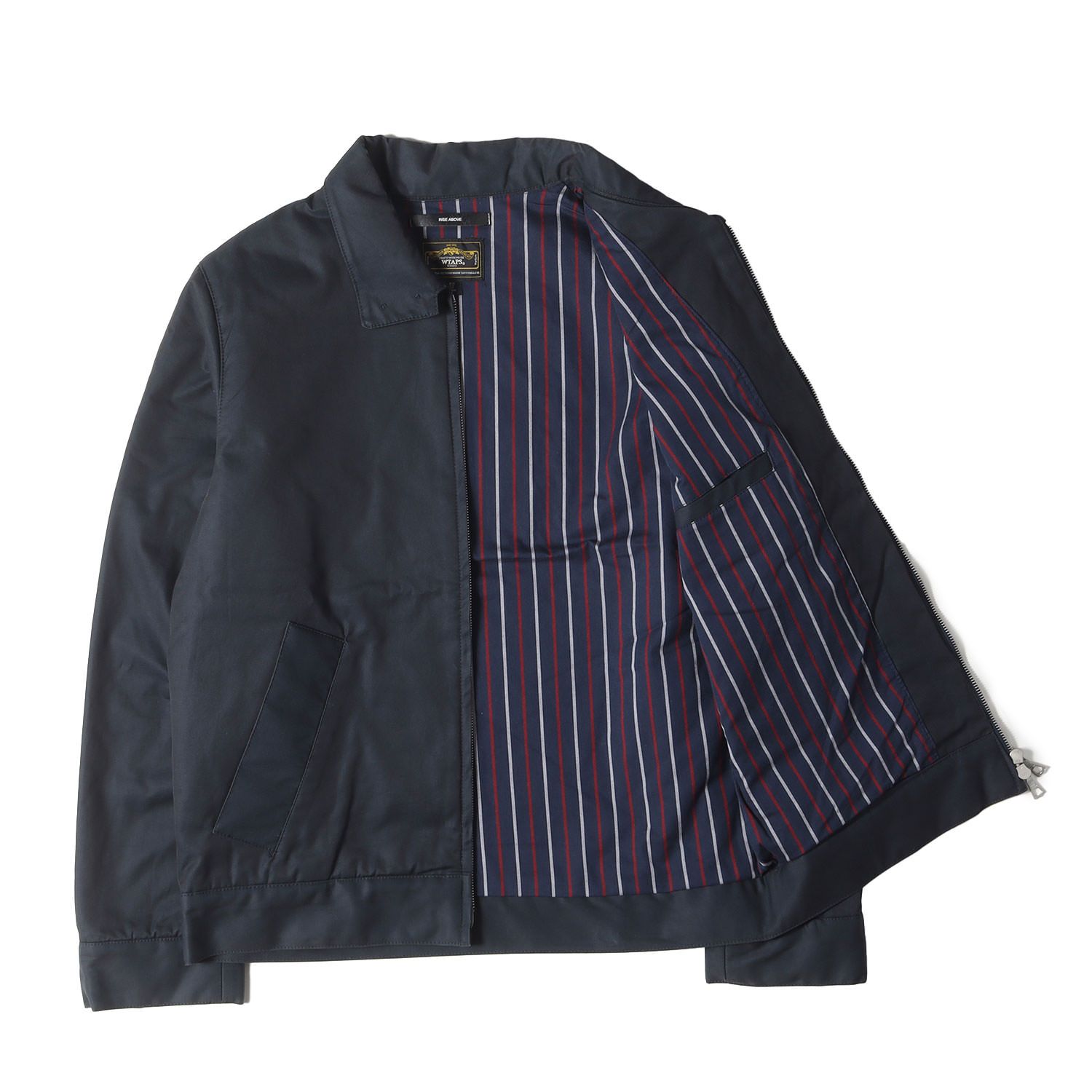 WTAPS ダブルタップス ジャケット サイズ:M 裏地ストライプ ハリントン 