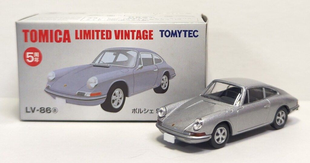 トミーテック TOMICA LIMITED VINTAGE ポルシェ 911S 1967年式 シルバー LV-86a
