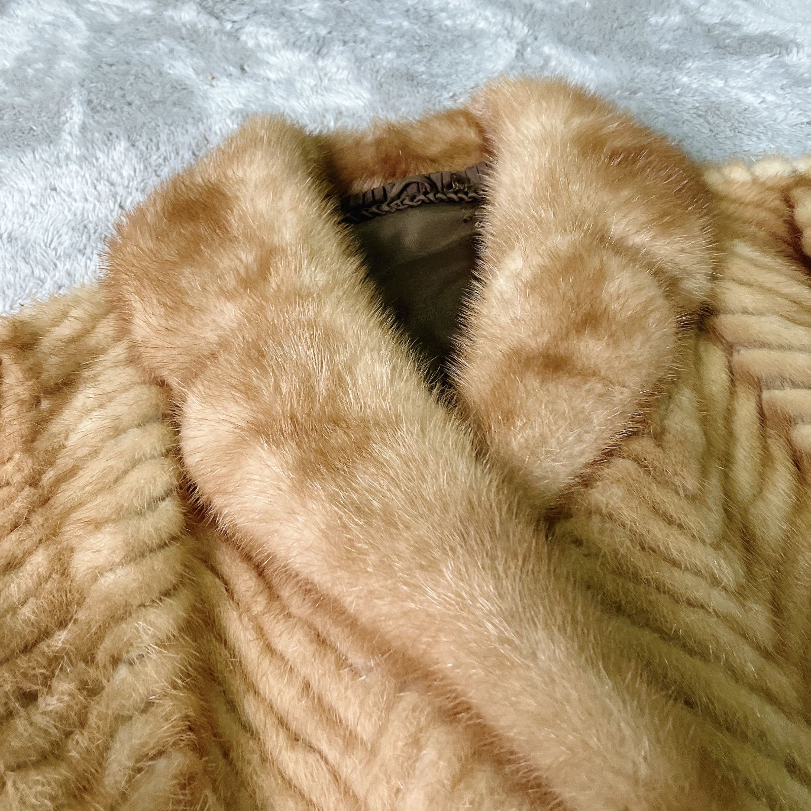 着丈110●高級●サファイアミンク MINK ミンク ロングコート グレー系 ☆1円〜 ミンク MINK 毛皮 本毛皮 高級 ファー サファイア アウター