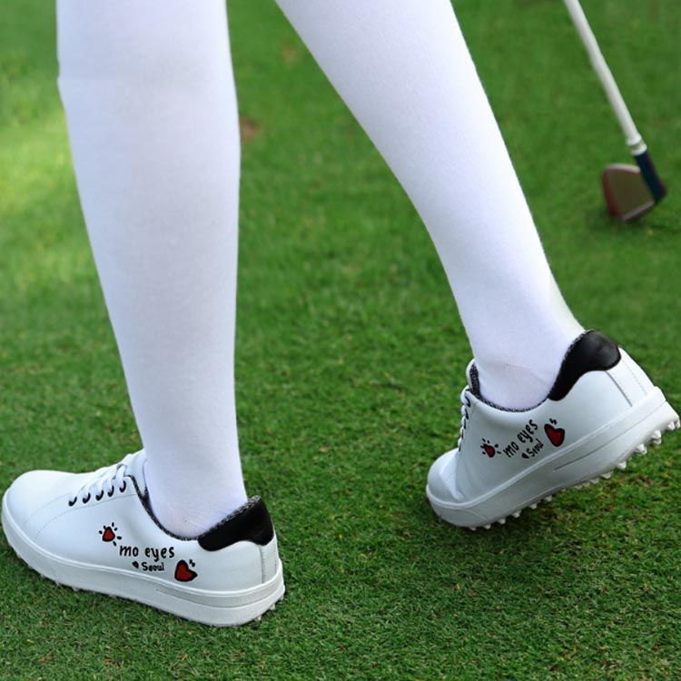 耐滑 滑り止め スニーカー ゴルフシューズ 運動靴 婦人 レディース