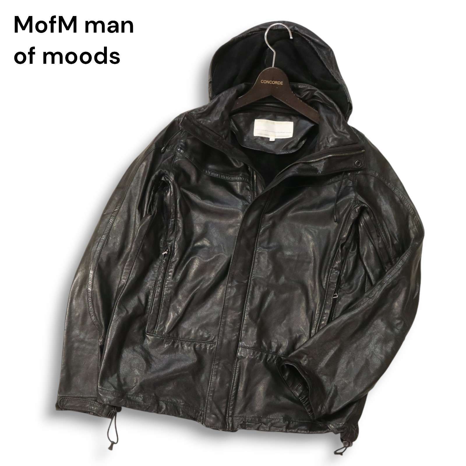 定価12万 牛革 ライナー脱着可能 日本製】MofM カウ レザー ジャケット 