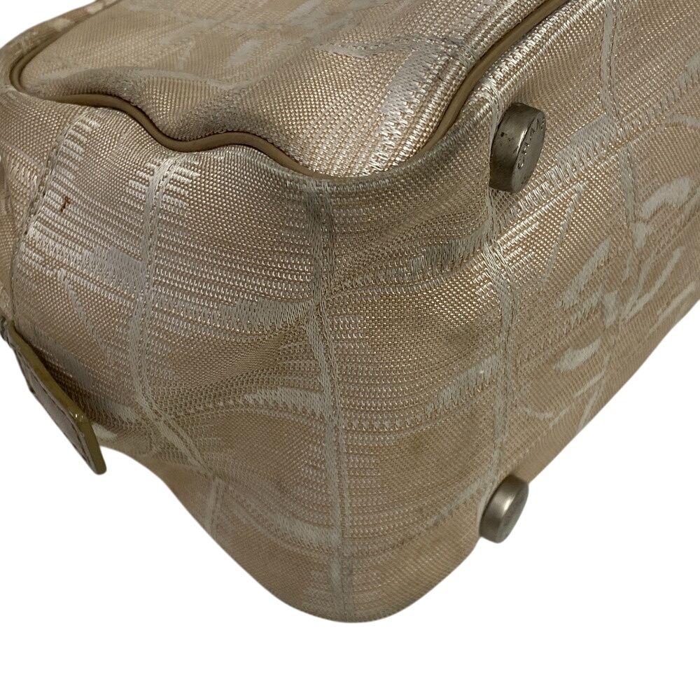 CHANEL ベージュ ニュートラベルライン ハンドバッグ ミニボストンバック CHANEL シャネル ニュートラベルライン ハンドバッグ ミニボストン