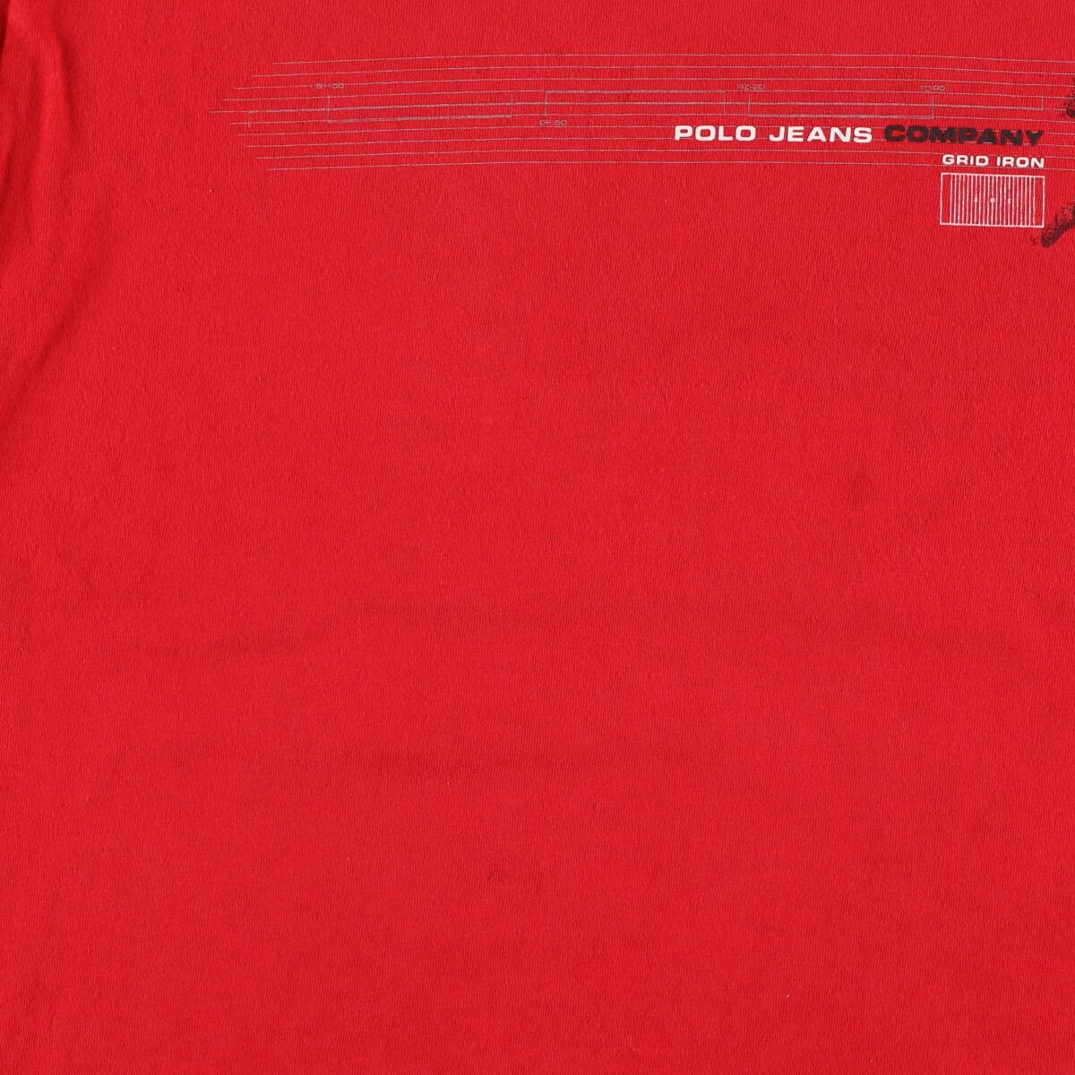 古着 ラルフローレン Ralph Lauren POLO JEANS COMPANY 両面プリント 