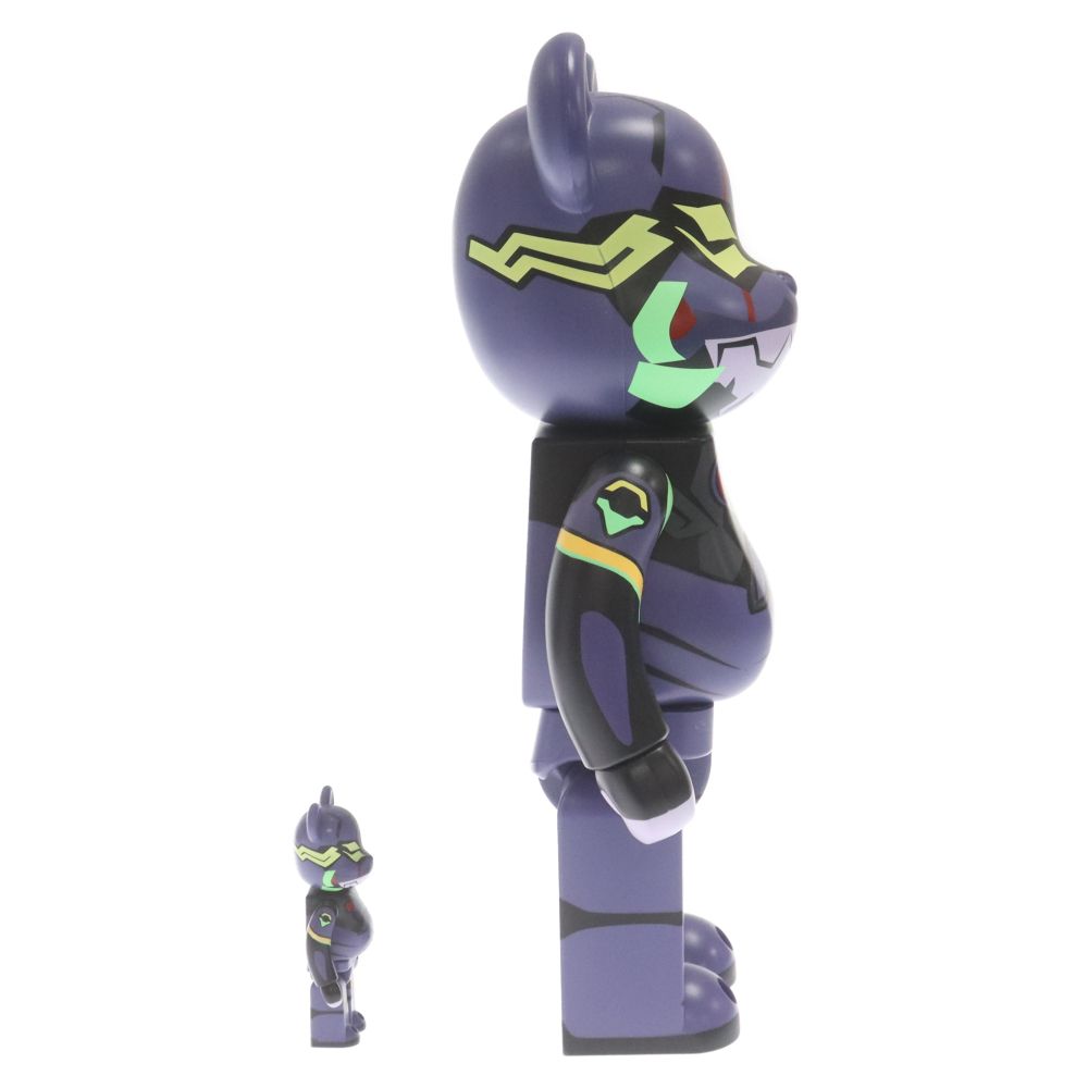 MEDICOM TOY - MEDICOM TOY メディコムトイ BE@RBRICK シンエヴァンゲリオン劇場版I 第13号機 新塗装版 NEW PAINTED 100% &amp;400% EVANGELION:3.0 +1.0 ベアブリック フィギュア パープル BE@RBRICK ベアブリック シン・エヴァンゲリオン劇場版
