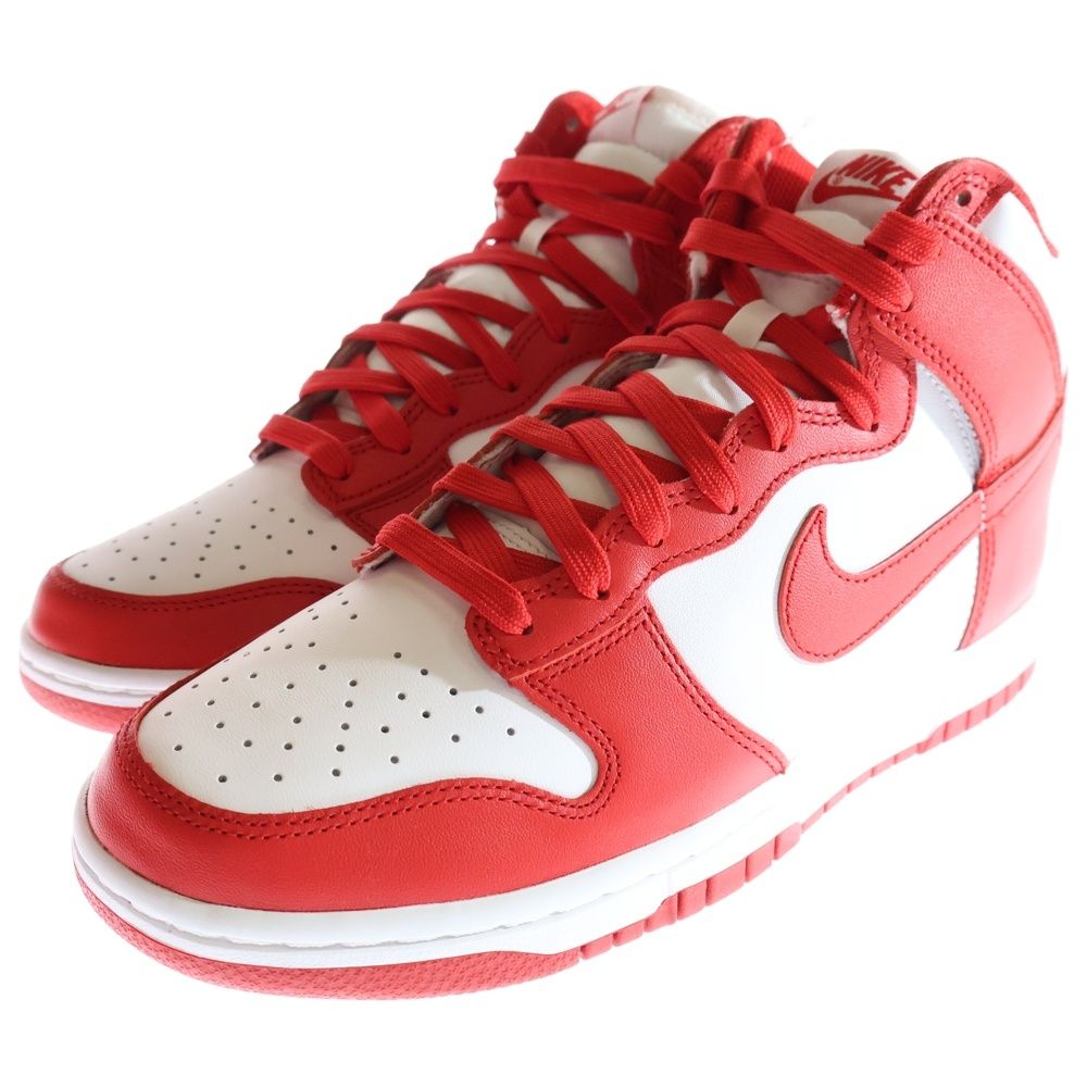 Nike ハイカットシューズ ホワイト/レッド Nike ハイカットスニーカー ホワイト/レッド ハートマーク