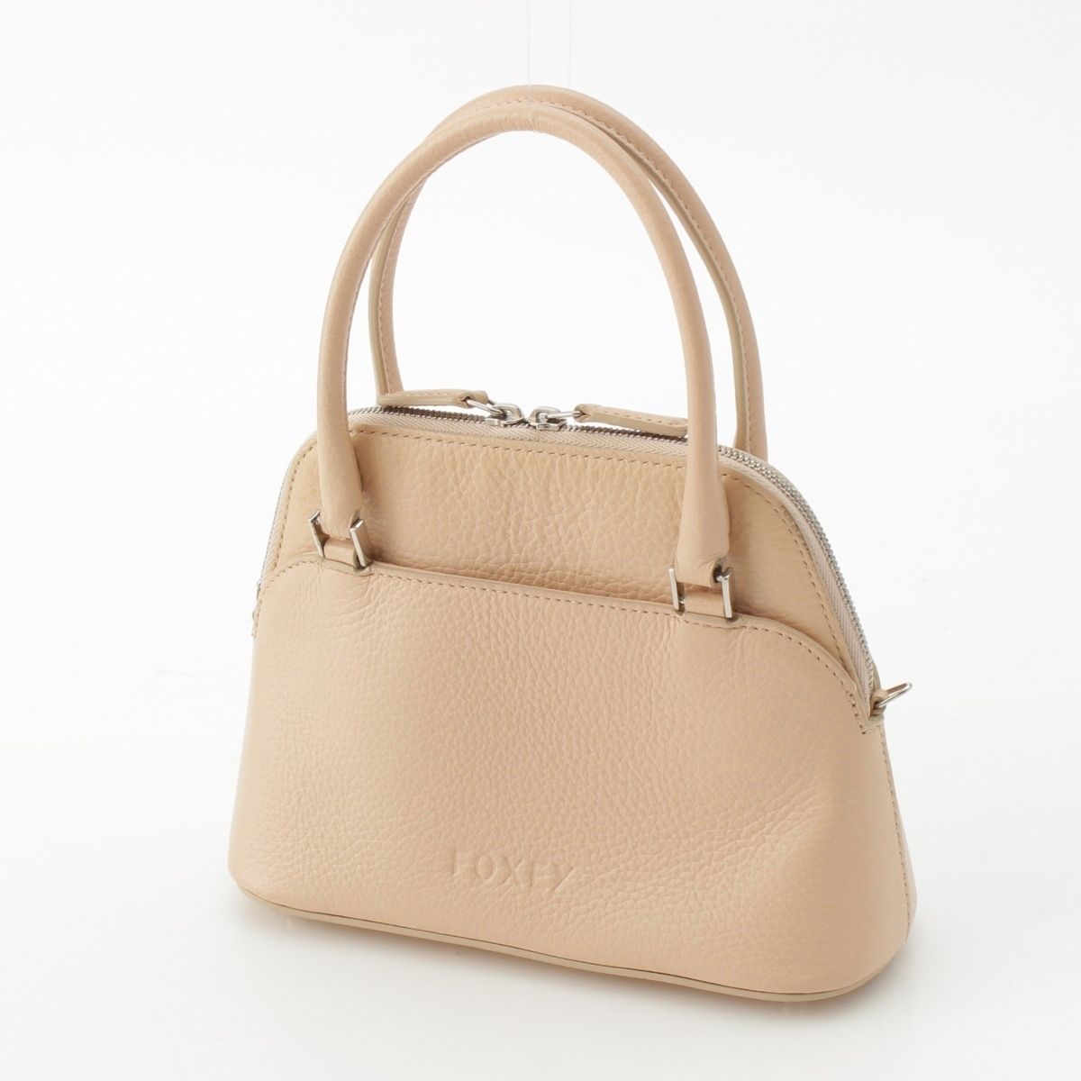 フォクシー FOXEY ベージュ 2WAY 良品 マカロンバッグ ミニ 