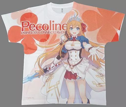 Tシャツ(キャラクター) ペコリーヌ フルグラフィックTシャツ レッド