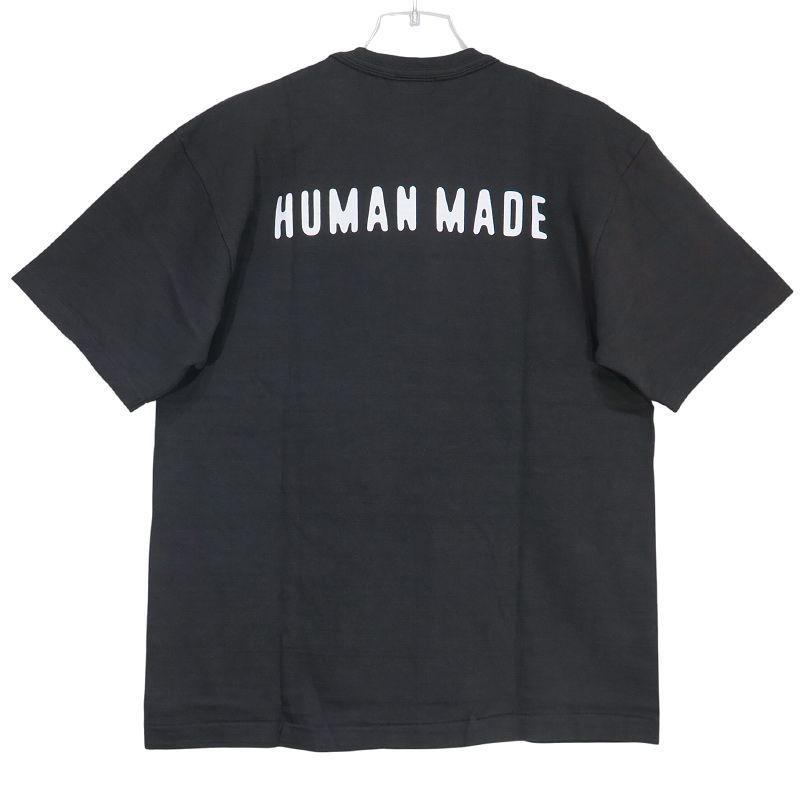 HUMAN MADE ヒューマンメイド GRAPHIC T-SHIRT HM29TE005 front HEART back HUMAN MADE グラフィック Tシャツ ブラック ショートスリーブ 半袖 カットソー octk