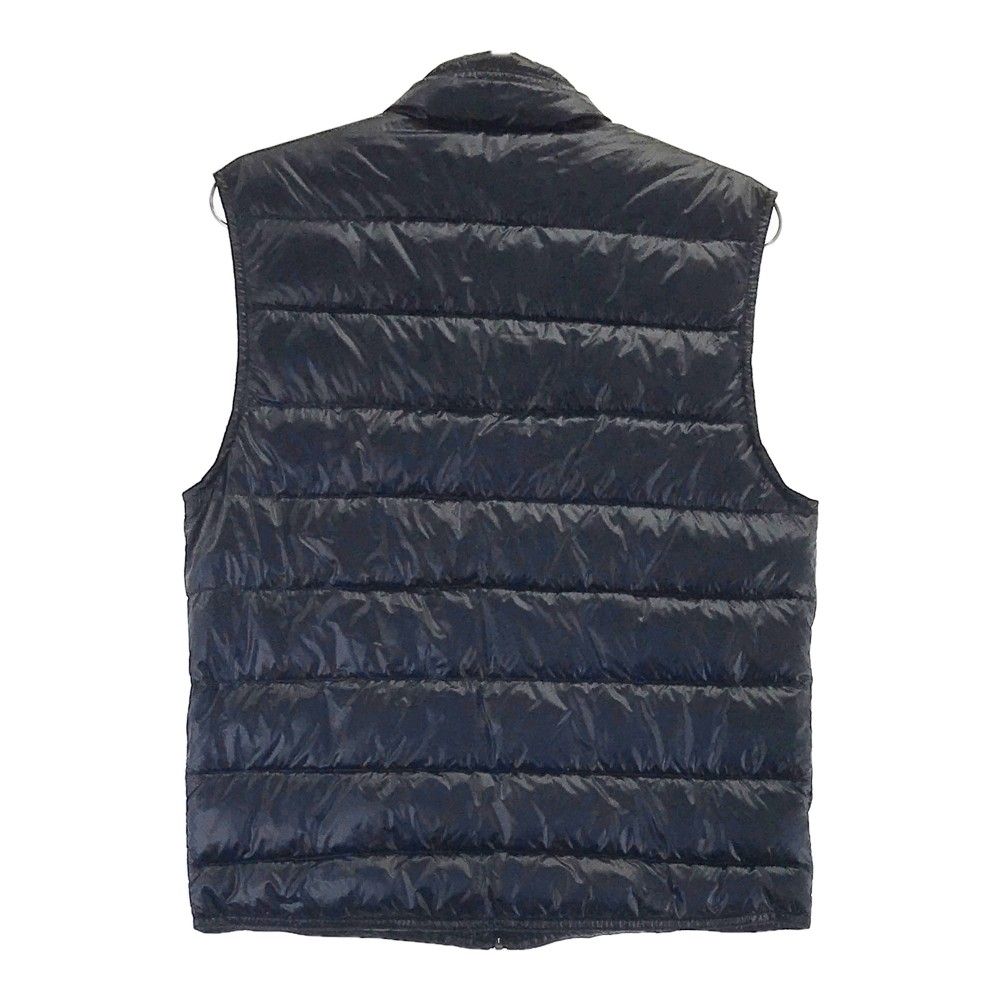 【美品】モンクレール　 GUI ギュイ　ネイビー　サイズ0 国内正規品　5D23 MONCLER モンクレール ダウンベスト GIU ネイビー系 0 【中古】メンズ