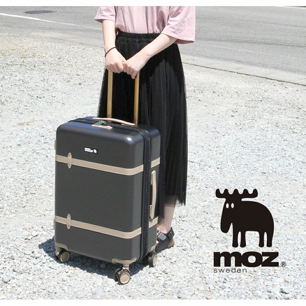 キャリーケース スーツケース moz モズ Mサイズ マチ拡張 軽量 56L 65L