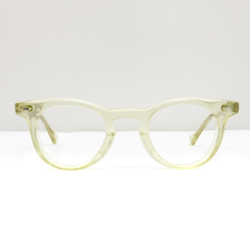 エフェクター EFFECTOR × エフィレボル EFILEVOL AW 伊達メガネ セルフレーム イエロー系