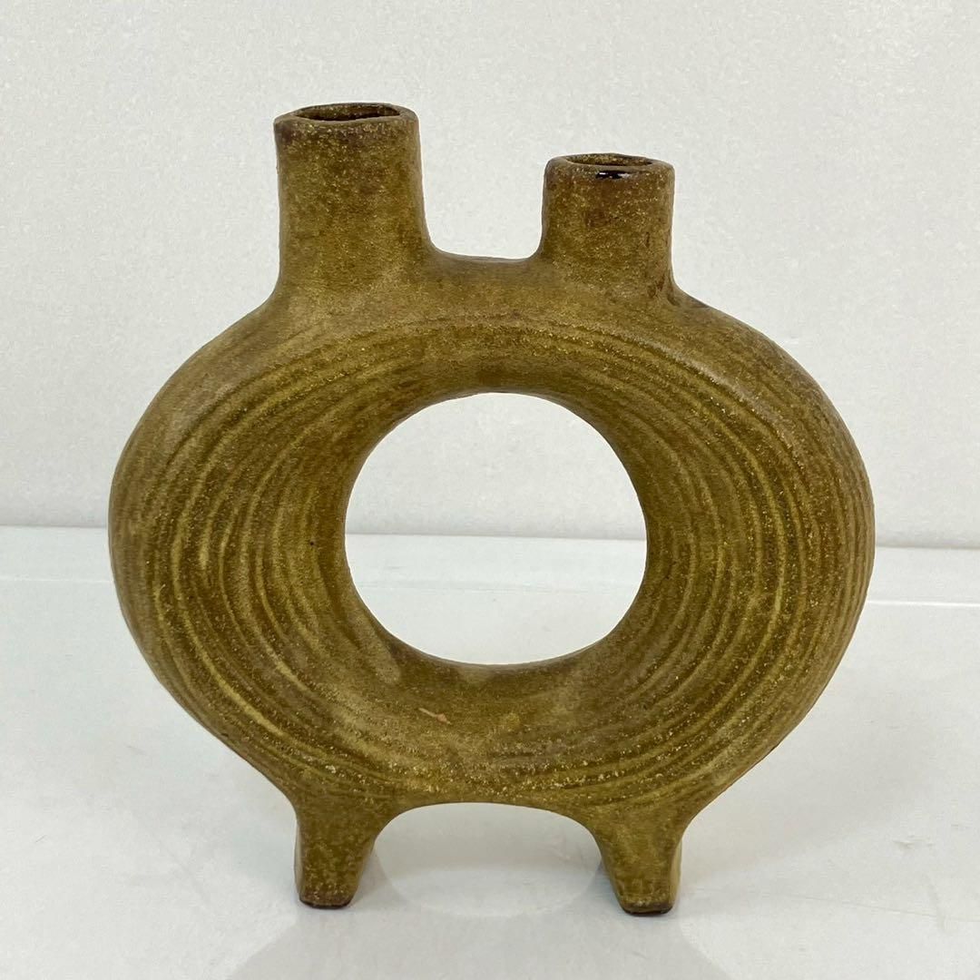 ○ 草月流 花器 初家元 勅使河原蒼風 創案 花瓶 フラワーベース