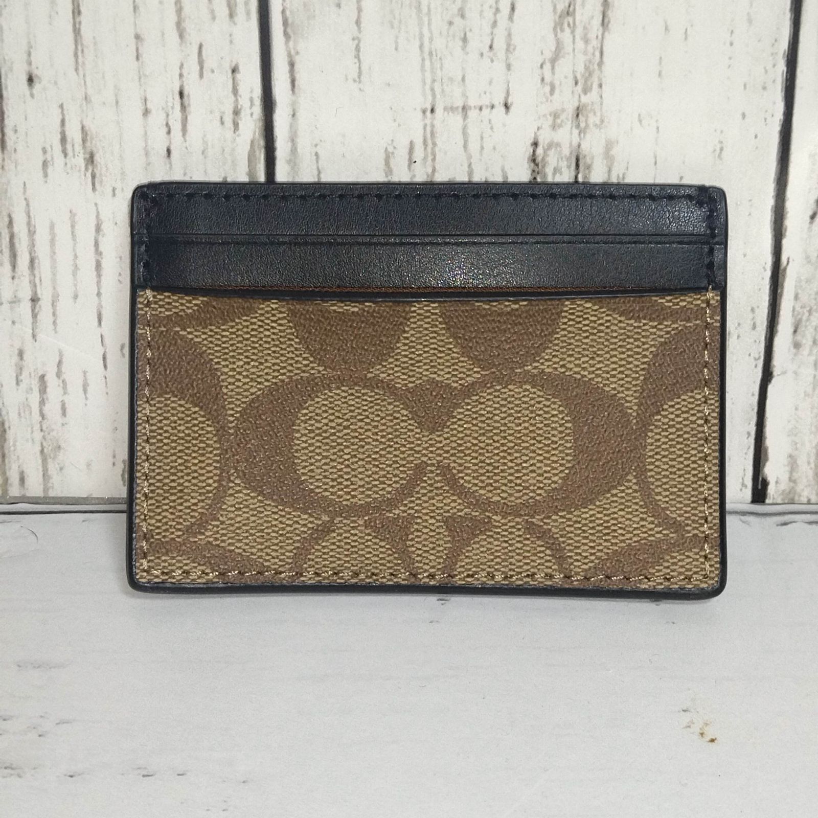 COACH コーチ スリム ID カード ケース・シグネチャー