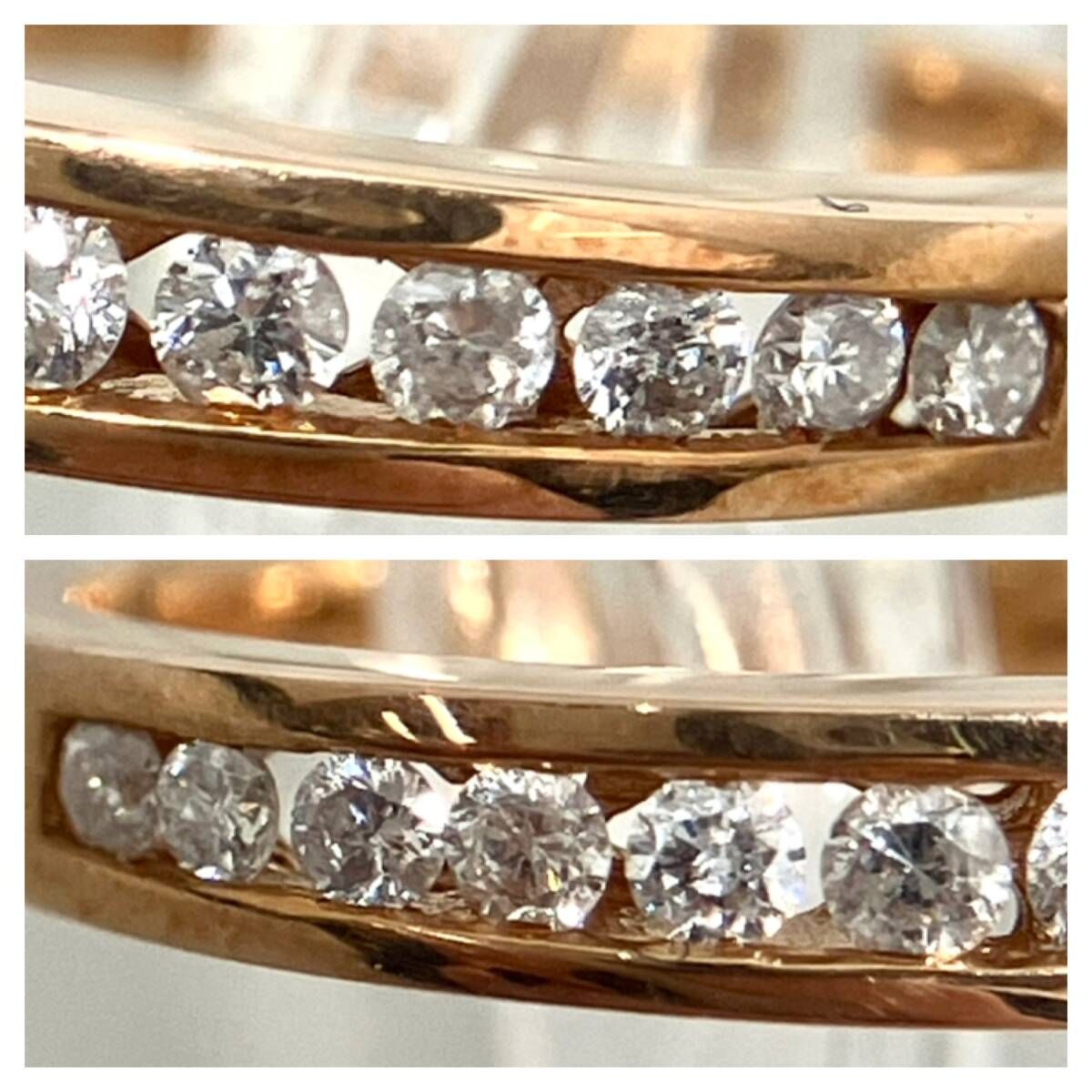 鑑別書付 K18PG 10号 ダイヤモンド0.30ct 2.40g リング - メルカリ
