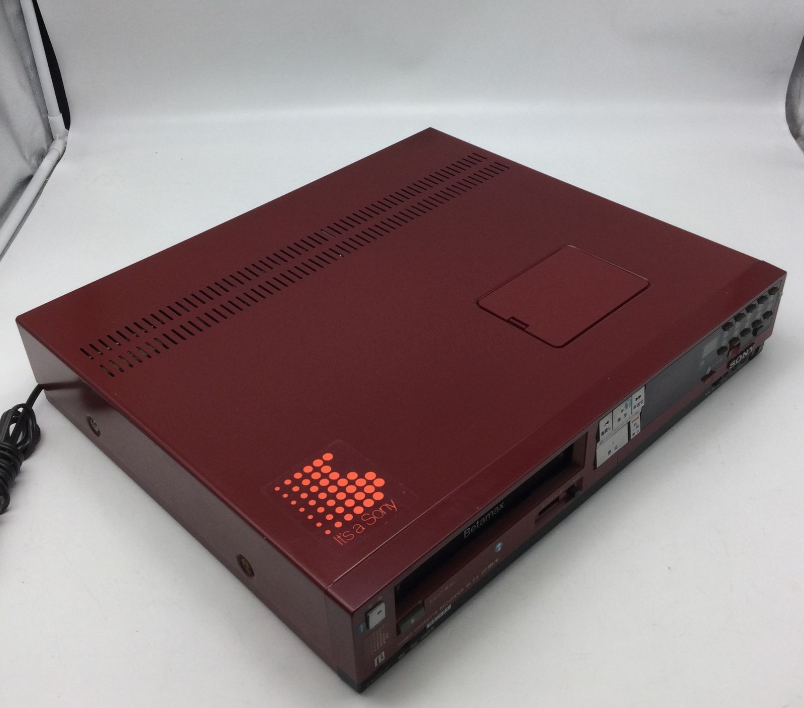 当時物 ソニー ベータマックス ビデオカセットレコーダー SL-HF77 付属 