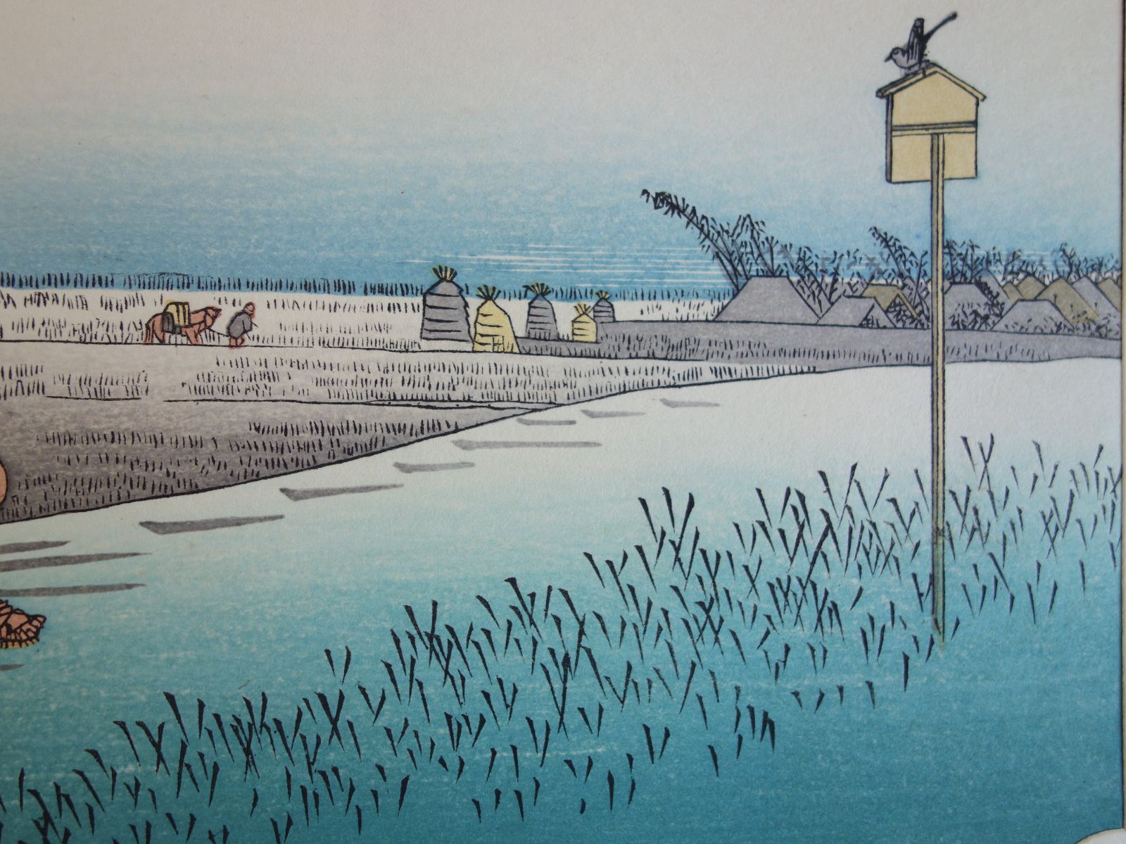中古】M▽安藤広重 歌川広重 浮世絵 版画 保永堂版 東海道五十三次