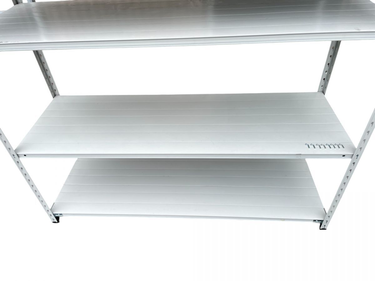 トラスコ(TRUSCO) M3型中量棚 H1800 連結型 ネオグレ NG M3-66126B TRUSCO（トラスコ中山） M3型中量棚 H1800 連結型 W1800 D1121 3段