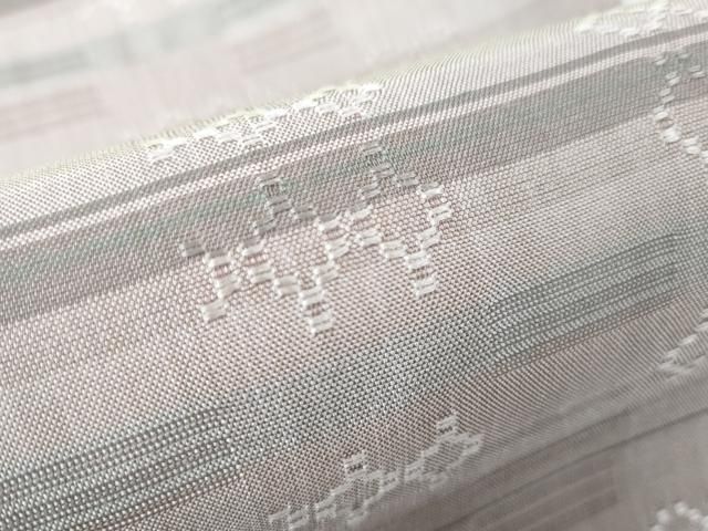 平和屋本店□希少 沖縄県最高級織物 夏物 首里花倉織 首里織 花織・絽  