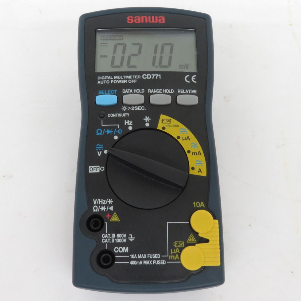 サンワ SANWA 三和電気計器 デジタルマルチメータ テスター CD771 中古 