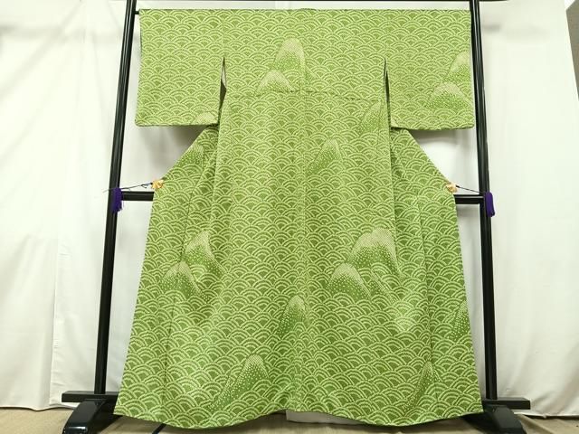 平和屋着物＃羽織 総絞り 蔦の葉文 正絹 逸品 BAAU0020gt