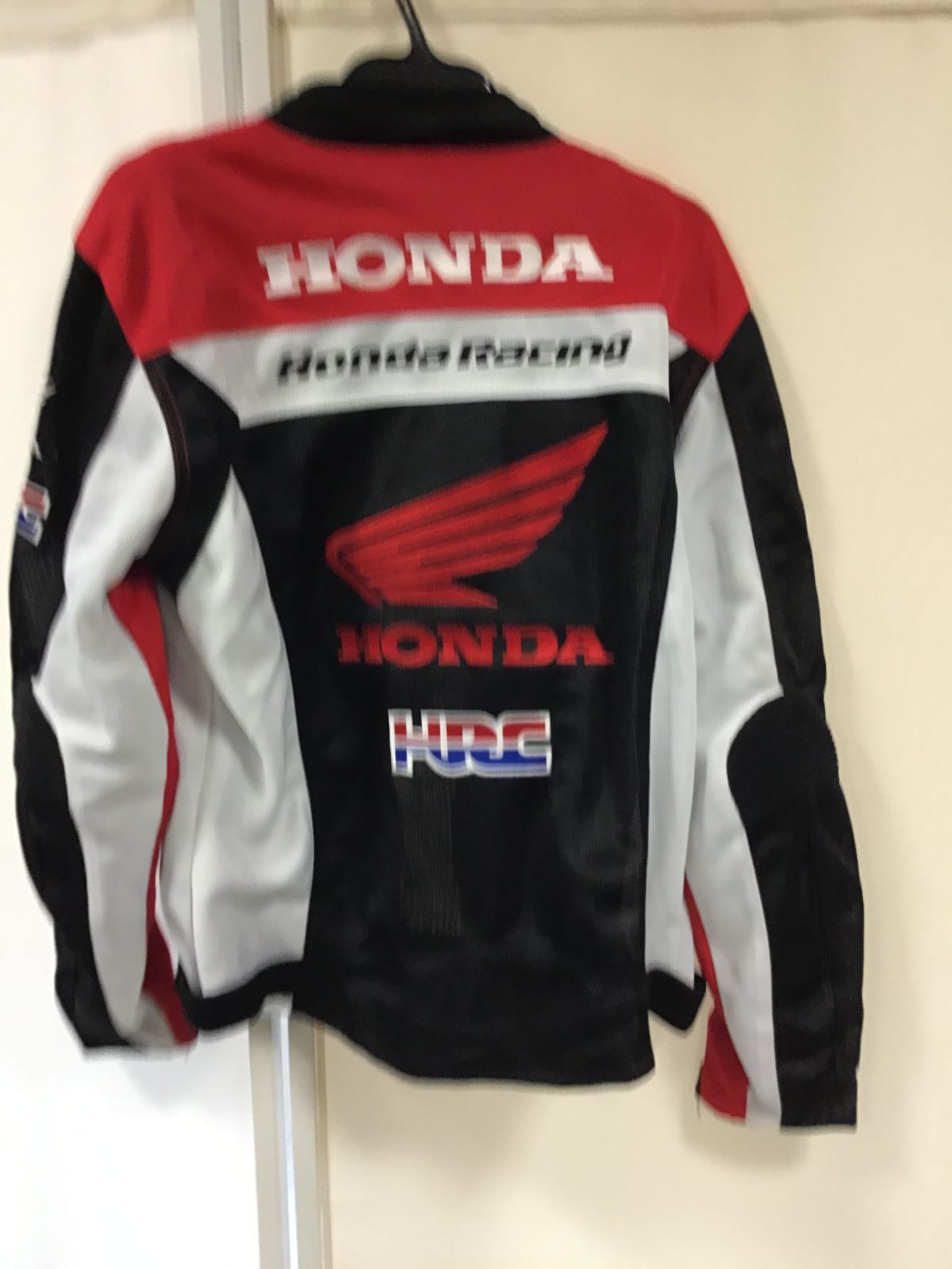 Honda バイクジャケット 赤黒 Lサイズ HONDA】バイクジャケット サイズL HONDA バイクジャケット ブラック