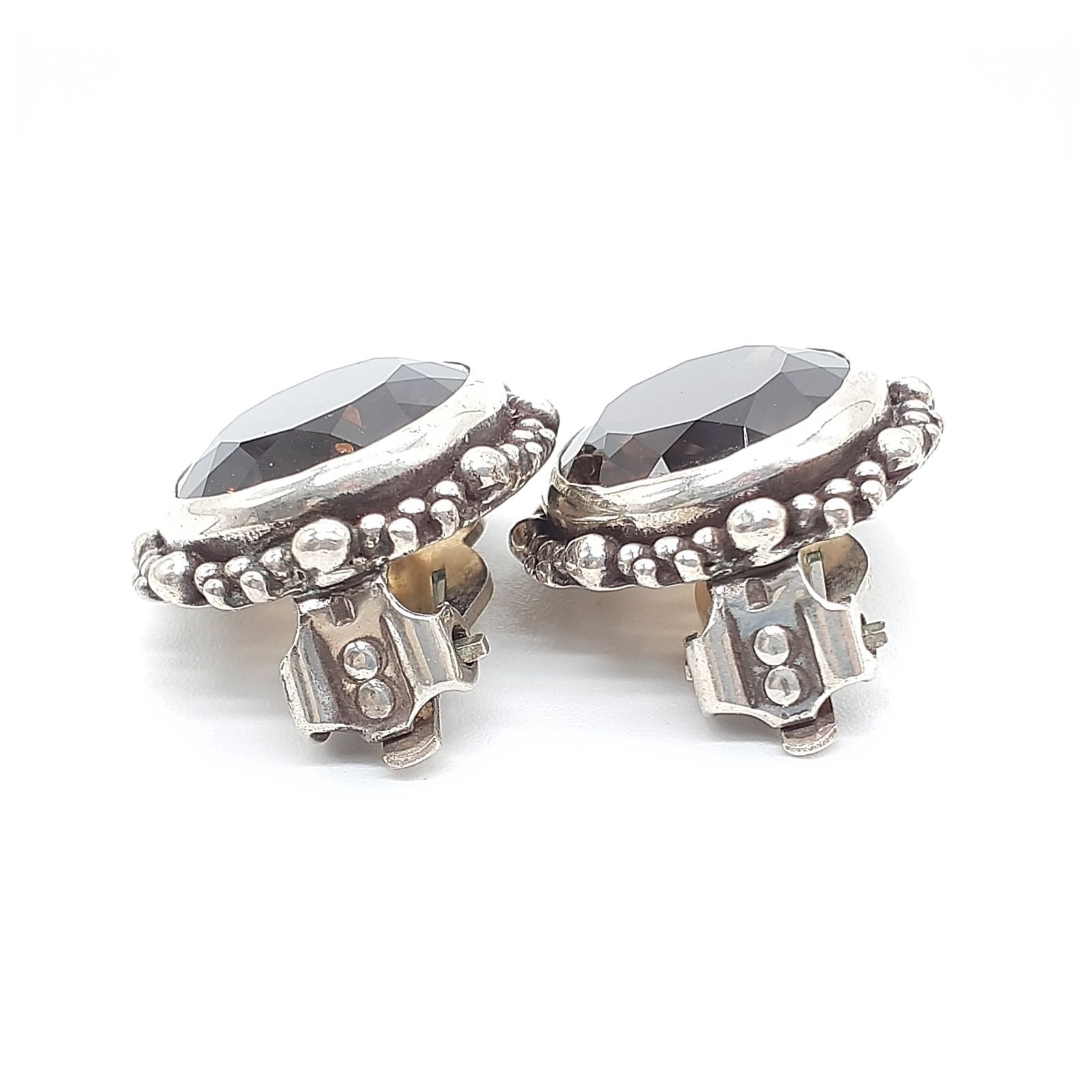 STEPHEN DWECK スティーブンデュエック イヤリング スモーキークォーツ