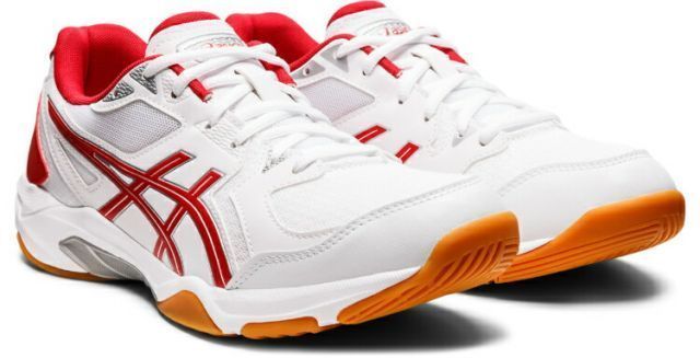 asics アシックス GEL-ROCKET 10 WHITE/CLASSIC RED 23 1073A047 100 | スポーツ スポーツ用品 グッズ ツール 雑貨 靴 シューズ 23センチ レディース メンズ バレーボール 安定性 白 ホワイト 赤 レッ